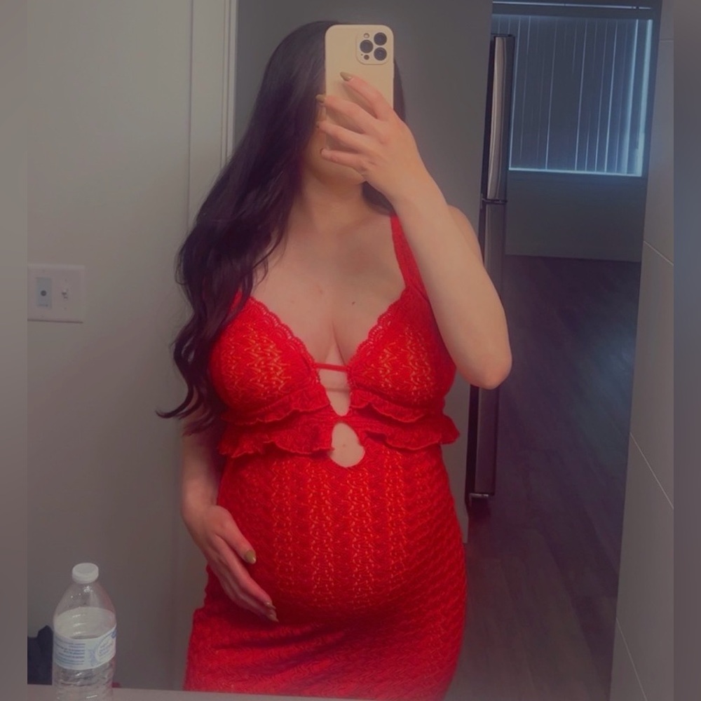 SHEIN // Maxi Backless Tie Dress